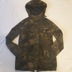 Zip-Up Camo Utility Jacket